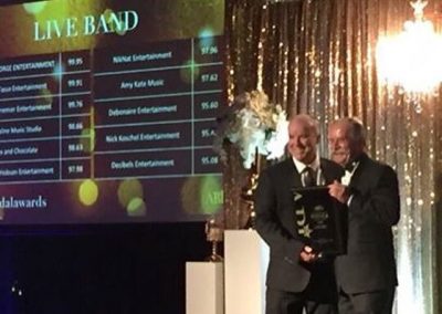 Tony George awarded best live wedding band Queensland 2016